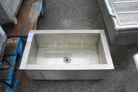 Stainless Steel Commercial Ice Bin Drop In.