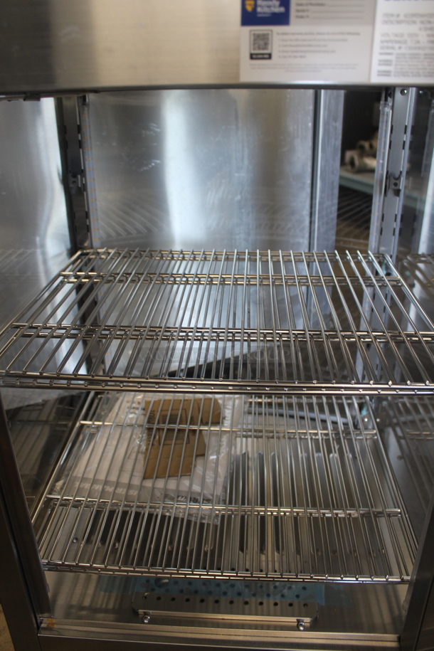 LIKE NEW! ServIt 423PDW12D1S Stainless Steel Commercial Countertop Full-Service Countertop Display Warmer with 4 Shelves. Unit Has Only Been Used a Few Times! Tested and Working! - Image 9 of 9