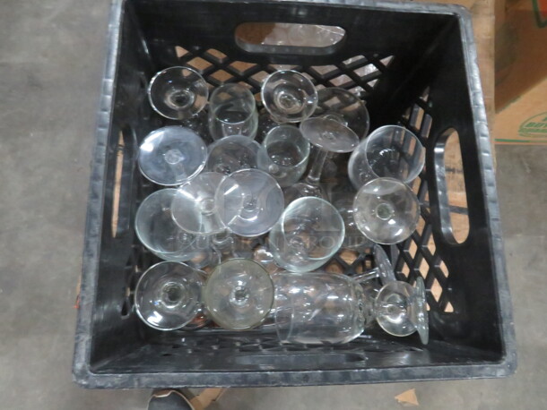 One Lot Of 24 Assorted Glasses.