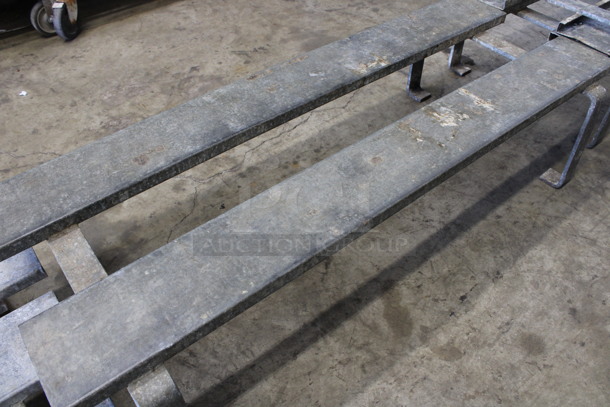 Metal Commercial Dunnage Rack. 48x20x11.5 - Image 4 of 4