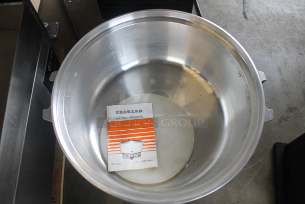 BRAND NEW! Kashiwa Metal Commercial Countertop Propane Gas Powered Rice Cooker.  - Image 2 of 5
