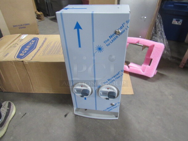 One NEW Bobrick Stainless STeel Tampon Dispenser. # B-2706 25. 13X36