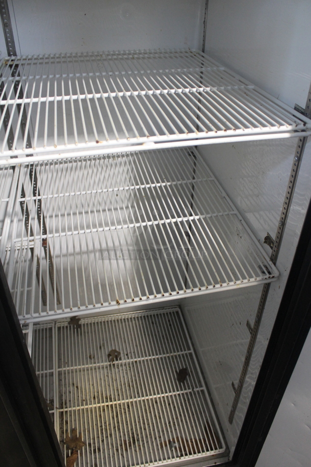 2013 True TG2R-2S ENERGY STAR Stainless Steel Commercial 2 Door Reach In Cooler w/ Poly Coated Racks on Commercial Casters. 115 Volts, 1 Phase. Tested and Working! - Image 5 of 6