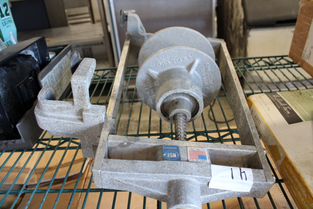 Nemco Metal Commercial Tuna Can Press. 6x24x13 - Image 4 of 4