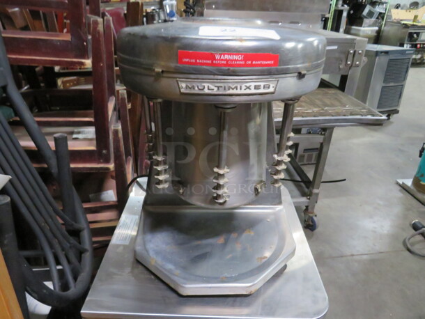 One Multimixer. Model# Sterling 9B. 115 Volt. 1/2 hp. 14.5X12X18.5