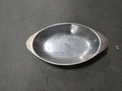 10.5X6 Stainless Steel Adcraft Appetizer Plate. 12XBID