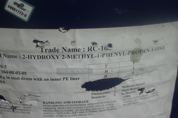 ALL ONE MONEY! Lot of 13 Barrels Including Accelerator, Hydroxy.  BUYER MUST REMOVE. - Image 3 of 9