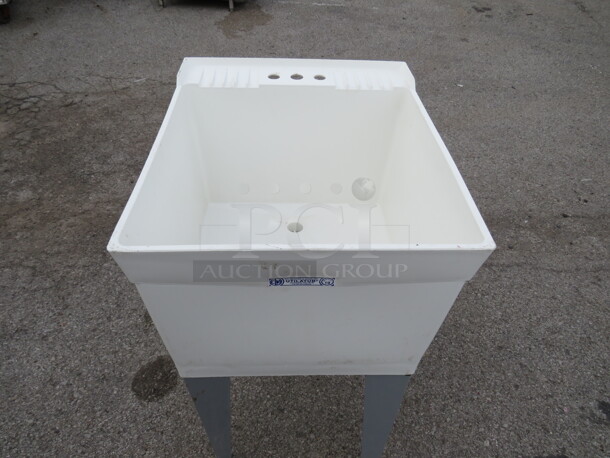 One Utilatub Utility Sink. #19. No Faucet. - Image 2 of 2
