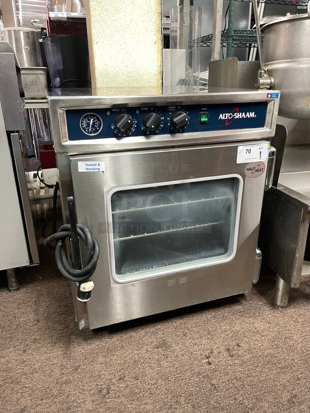 Awesome! Alto Shaam Cook and Hold NSF Commercial Oven 220 Volt 1 Phase Tested and Working!