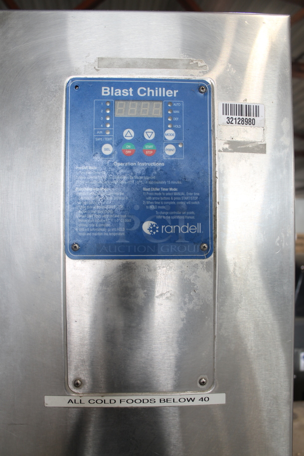 2012 Randell BC-18 Stainless Steel Commercial Floor Style Blast Chiller w/ 4 Probes. 115/230 Volts, 1 Phase. 40x36x71 - Image 2 of 7