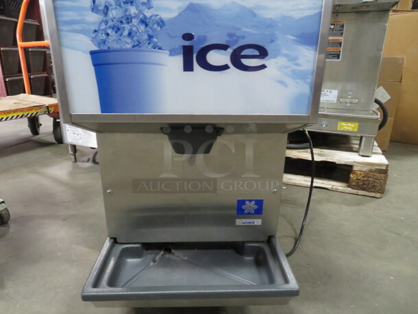 One Stainless Steel Table Top Servend Ice Dispenser.  #M-45. 115 Volt. 15X28X28 - Image 2 of 4