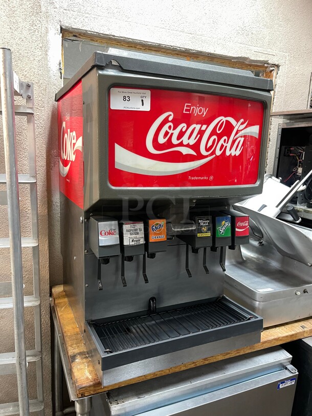 Awosome! Remcor 6 Flavors Automatic Coca-Cola Machine Dispenser 115 Volt Tested and Working!