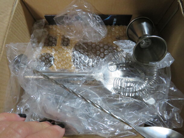 One NEW Cocktail Shaker Barware Set. - Image 2 of 2