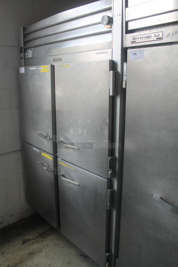 Traulsen G20000 Stainless Steel Commercial 4 Half Size Door Reach In Cooler on Commercial Casters. 115 Volts, 1 Phase. Cannot Test Due To Plug Style - Image 2 of 5