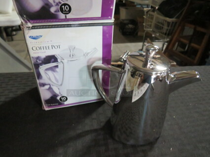 One NEW Vollrath  Stainless Steel Coffee Server. #46200