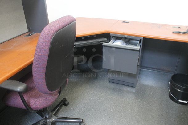 ALL ONE MONEY! ROOM LOT of Various Items Including Desks, Bookshelf and Chairs. BUYER MUST REMOVE. - Image 7 of 8