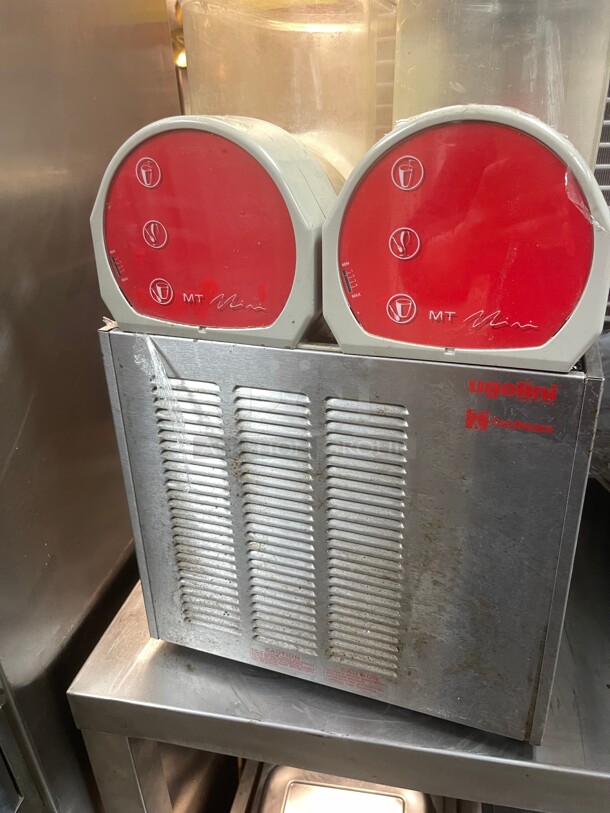 UGOLINI MT (2 Bowls x 10 Liters) 20L Commercial Granita Slush Margarita Smoothie Frozen Drinks Beverage Maker Machine Dispenser - Made in Italy 115 Volt NSF Missing Parts Tested and Working! - Image 9 of 9