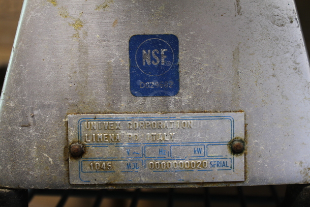 Univex Metal Countertop Manual Patty Former.  - Image 3 of 3