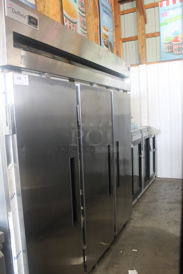 2015 Delfield 6176XL-S Stainless Steel Commercial 3 Door Reach In Freezer. 115/208-230 Volts, 1 Phase.  - Image 1 of 11