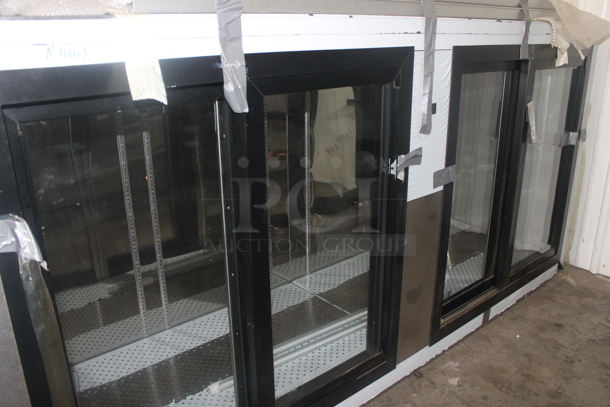 BRAND NEW SCRATCH AND DENT! Stainless Steel Commercial 4 Door Undercounter Cooler Merchandiser. Does Not Come w/ Remote Compressor.  - Image 4 of 9