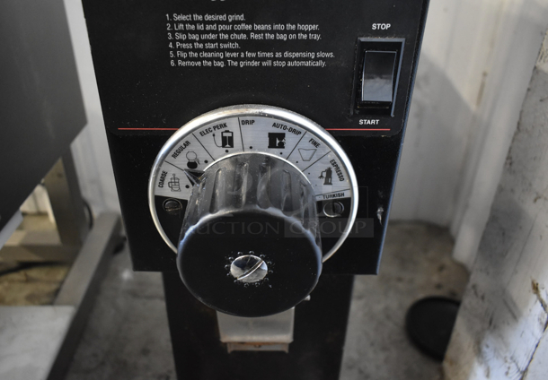 2016 Bunn G1 HD Metal Commercial Countertop Coffee Bean Grinder. 120 Volts, 1 Phase. Tested and Working! - Image 4 of 10