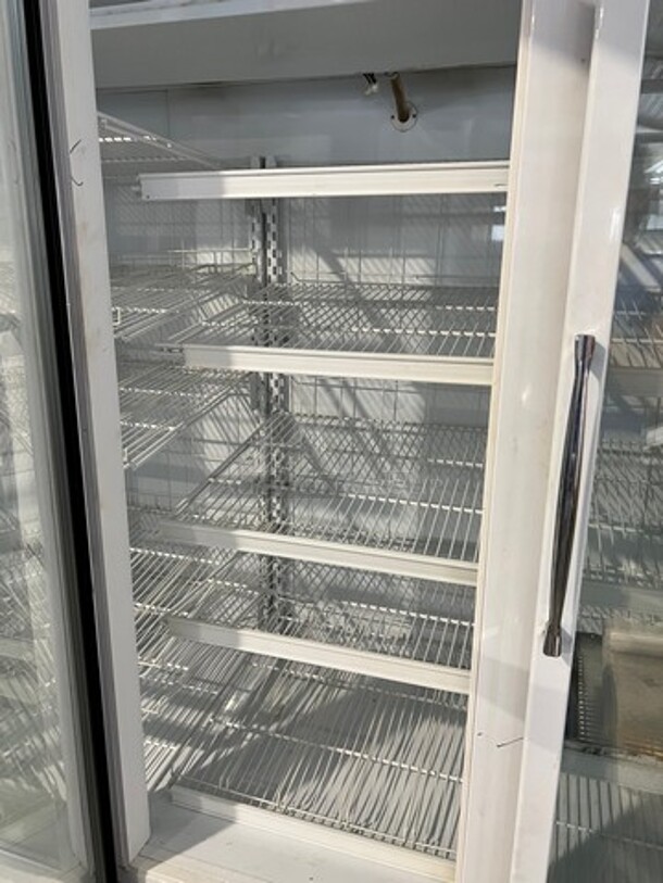 National Model ULG80BCP-6 Metal Commercial 3 Door Reach In Freezer Merchandiser w/ Poly Coated Racks. 115/208-230 Volts, 1 Phase. 78x33x80 - Image 6 of 7
