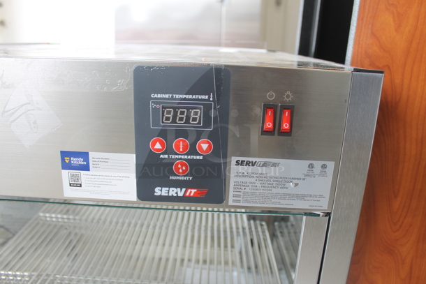 LIKE NEW! ServIt 423PDW18D1S Stainless Steel Commercial Countertop Full-Service Countertop Display Warmer with 4 Shelves. 120 Volt, 1 Phase. Unit Has Only Been Used a Few Times! Tested and Working! - Image 4 of 8