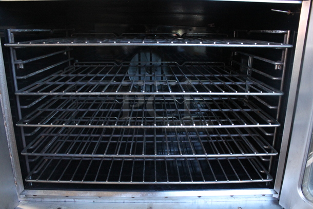 2 Southbend Marathoner Gold Stainless Steel Commercial Natural Gas Powered Full Size Convection Oven w/ View Through Doors, Metal Oven Racks and Thermostatic Controls. 2 Times Your Bid! - Image 3 of 5