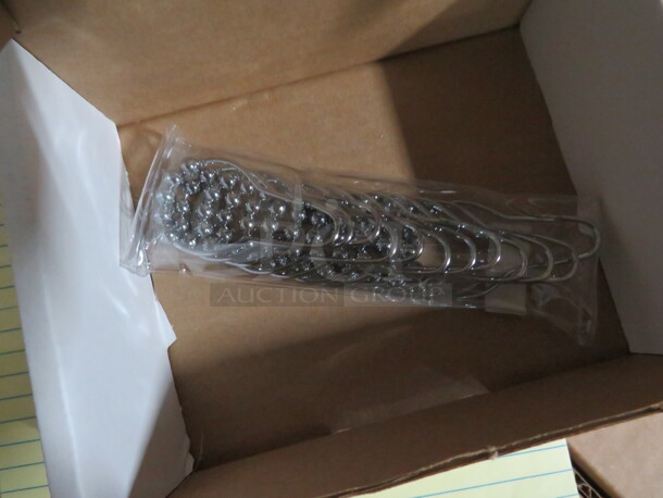 One NEW Set Of Ginger Universal Shower Curtain Rings. - Image 1 of 1