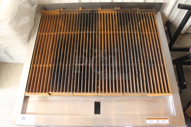 BRAND NEW SCRATCH AND DENT! 2016 Vulcan VACB36-201 Stainless Steel Commercial Countertop Propane Gas Powered Achiever 36" Medium-Duty Radiant Charbroiler Grill. 96,000 BTU. - Image 2 of 5