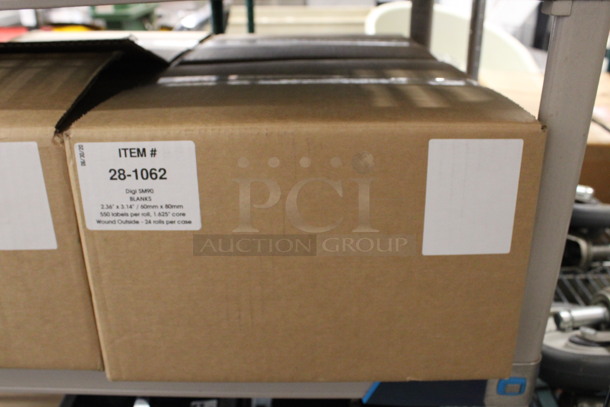 4 BRAND NEW Boxes of Digi SM90 28-1062 Labels. 4 Times Your Bid!