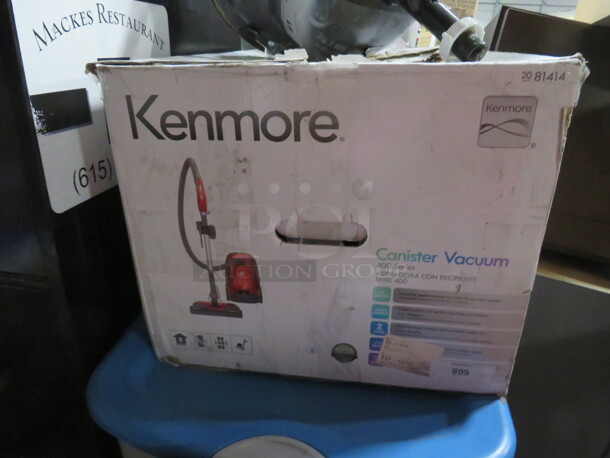 One NEW  Kenmore 400 Series Cannister Vacuum.