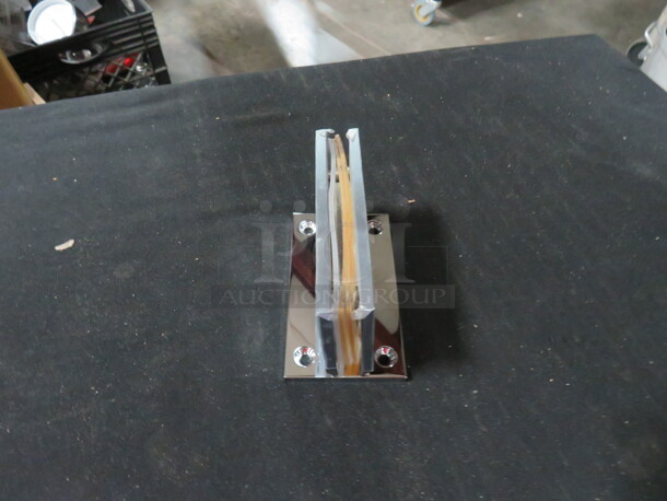 One NEW Heavy Duty Hinge.  #H1291S CH. - Image 2 of 3