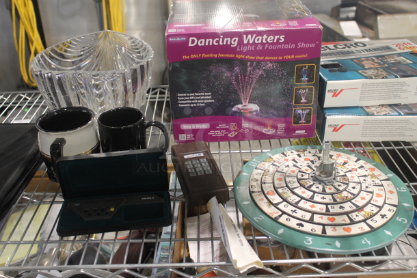 ALL ONE MONEY! Tier Lot of Various Items Including Signed Baseball, Dancing Waters, Ceramic Mugs and CD Case! - Image 3 of 5