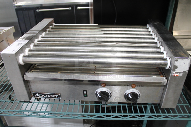 Avantco RG-09 Stainless Steel Commercial Countertop Hot Dog Roller. 120 Volts, 1 Phase. Tested and Working!