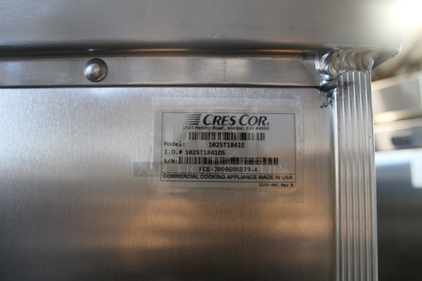 BRAND NEW! CresCor 102ST1841E Metal Commercial Enclosed Pan Transport Rack on Commercial Casters. - Image 7 of 7