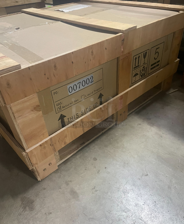 Nat Gas 6 burners hot plate, Brand New  - Image 3 of 3