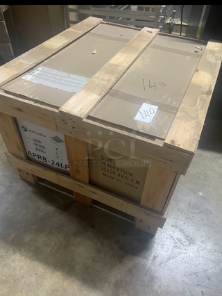 LP Apexra 24in CharBroiler Radiant, Comes w Nat Gas Conversion Kit