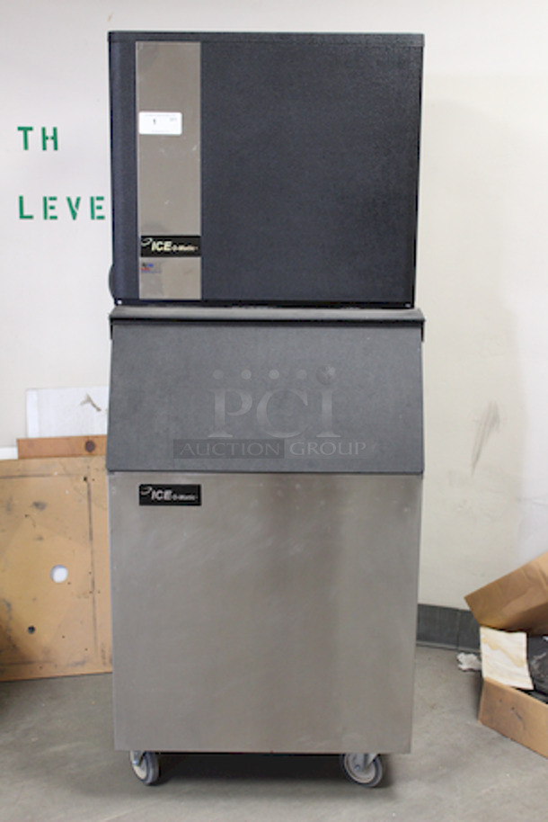 ICE-O-MATIC ICE1006HA2 Air Cooled Ice Maker With Bin On Commercial Casters. 
208-230v/60Hz/1p
