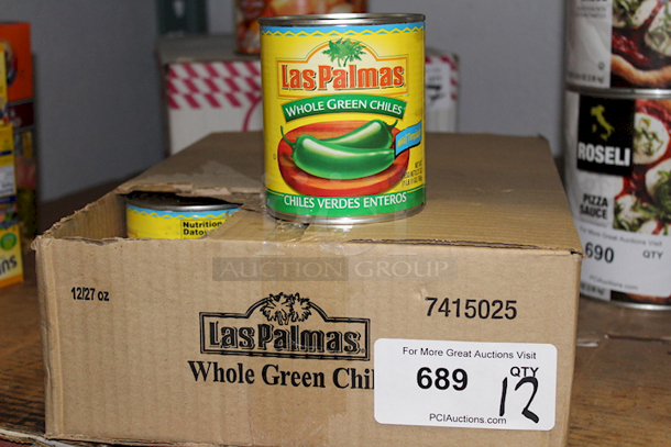 Las Palmas Whole Green Chiles - (12) 1Lb 7Oz Cans. 12x Your Bid - Image 1 of 2