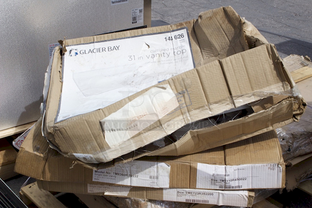 Tot Mate Vanity Display With Faucet 49" x 21" x 21 1/2"; Unassembled - Image 1 of 3