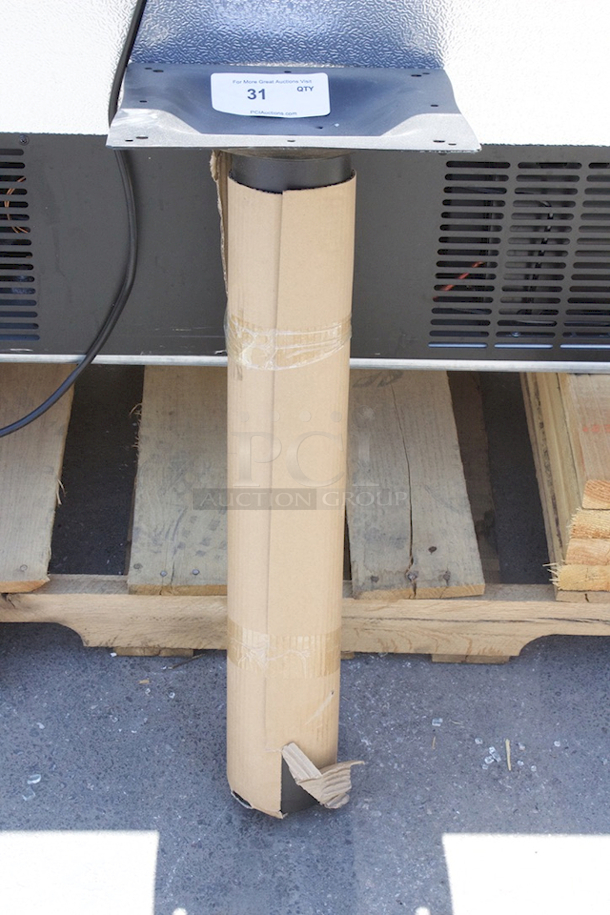 BRAND NEW SCRATCH & DENT! Lancaster Table & Seating Excalibur 4" Standard Height Outdoor Table Base Column. 5x Your Bid. 
 - Image 2 of 2