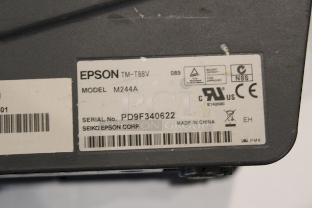 Epson TM-T88V Model 244A High Volume Thermal Receipt Printer. - Image 6 of 6