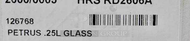 BRAND NEW! Ritzenhoff Cristal Petrus .25L Glasses. 

6x Your Bid - Image 5 of 6