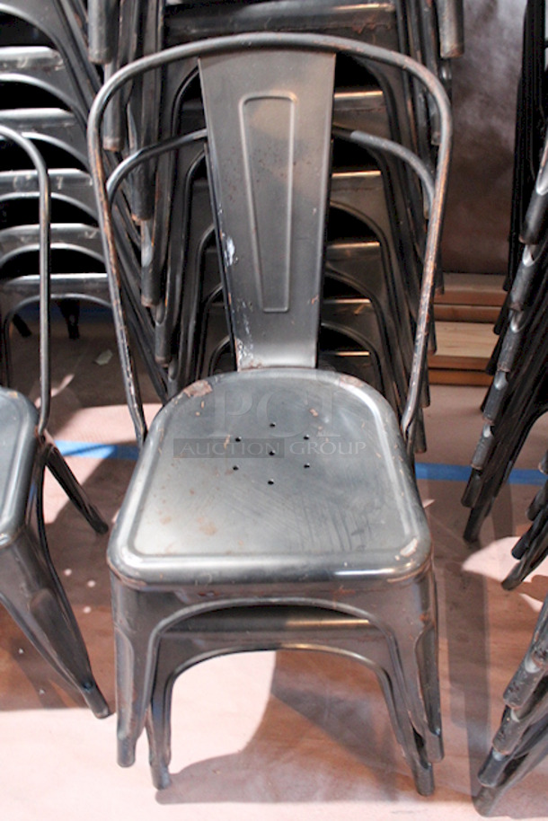 FDW Restaurant Dining Chairs, Indoor/Outdoor, Metal, 18 Inch Seat Height. 4x Your Bid - Image 5 of 6