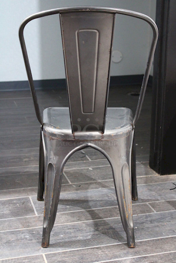 FDW Restaurant Dining Chairs, Indoor/Outdoor, Metal, 18 Inch Seat Height. 4x Your Bid - Image 3 of 6