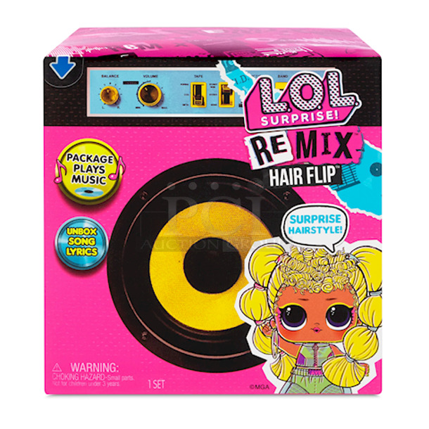 10 BOXES! LOL Surprise Remix Hair Flip Dolls - 15 Surprises With Hair Reveal & Music, Great Gift for Kids Ages 4, 5, 6+ - Image 1 of 3