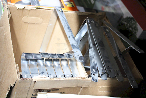 GRILL COMBO! (1) Pit Boss ROSEWOOD TOOL SET, (20) Assorted Cable Ties - 650ct, (1) Cuisinart 7-Piece GRIDDLE SET, (1) Cuisinart Chef’s Classic 5pc Grill Set, (14) Angle Brackets, (1) BLACKSTONE PRESS & SEAR "BURGER KIT", (1) Pit Boss WOOD PELLET SMOKER Cover, (1) Ozark Trail COOLER WHEEL KIT, (1) Expert Grill Meat Thermometer. 9x Your Bid - Image 6 of 9