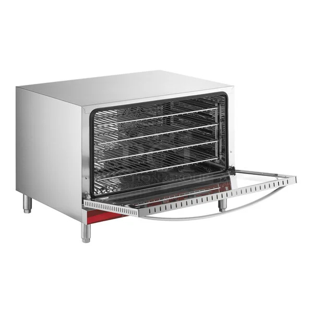 BRAND NEW SCRATCH & DENT! Avantco CO-38M Full Size Countertop Convection Oven, 4.4 cu. ft. - 208/240V, 3,500/4,600W. Exterior Glass Is Broken - Image 1 of 7