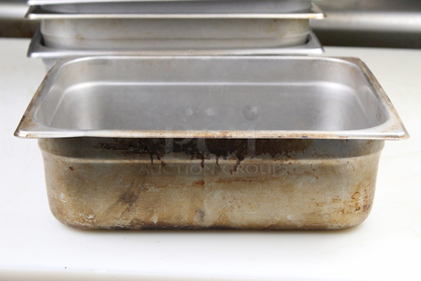 Steam Table 1/2 Pans x 4". 9x Your Bid - Image 5 of 9